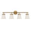 Éclairage pour salle de bain 2 lumières Savoy House Kaden en laiton chaud-70337275-119772787-119772783