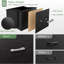 Large commode noire à 6 tiroirs pour la chambre à coucher, meuble télé pour commode 60 po et commode pour commode moderne