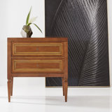 Modern History 2 - Drawer Solid Wood Nightstand