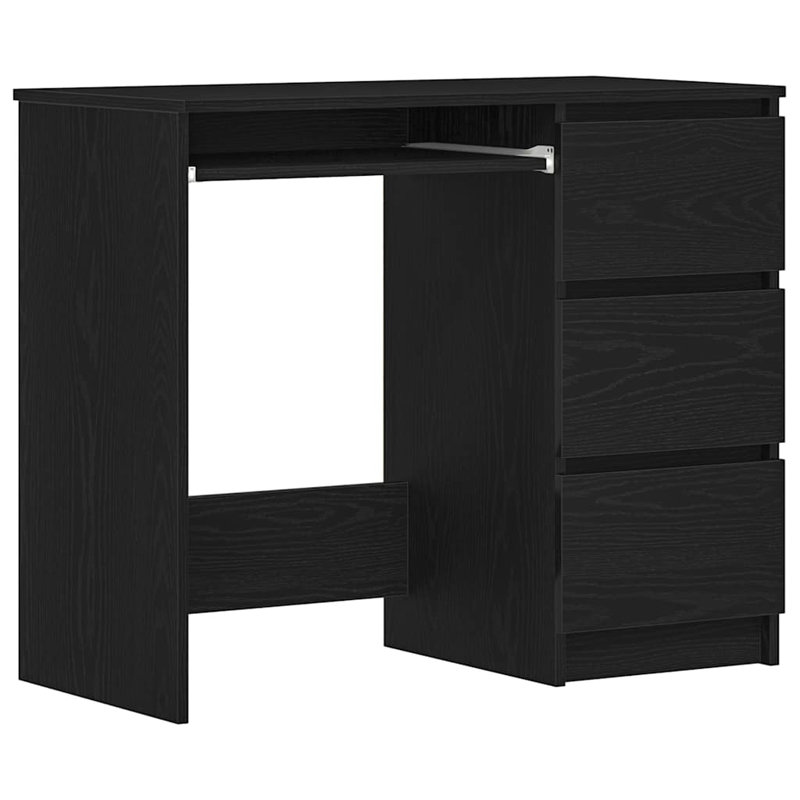 Raeburn Writing Desk, Black Oak