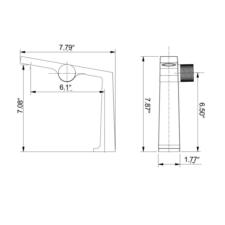 ADJK0279 Single-Hole Single-handle Bathroom Faucet