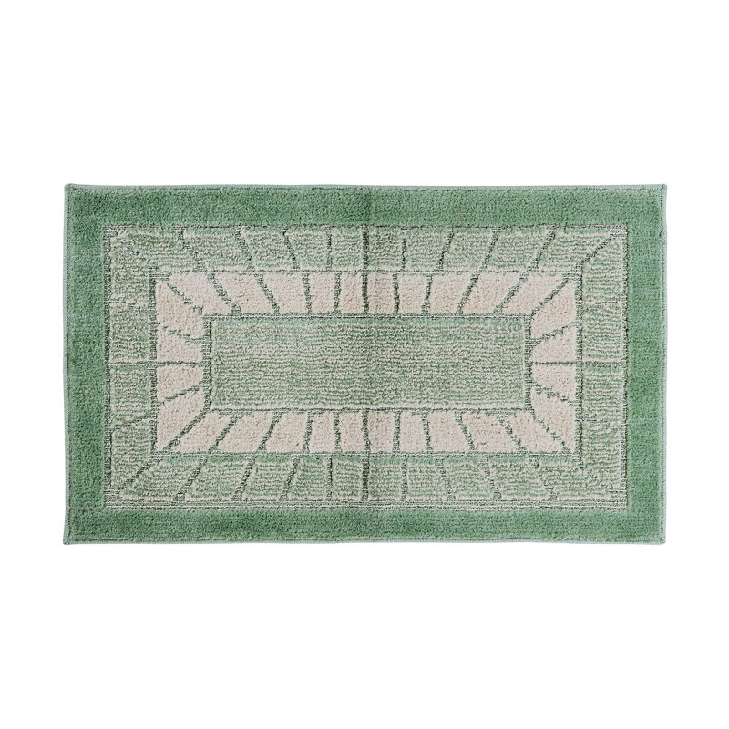 Tapis de cuisine antidérapant Morentz, Vert, Tapis de couloir 20 po x 60 po