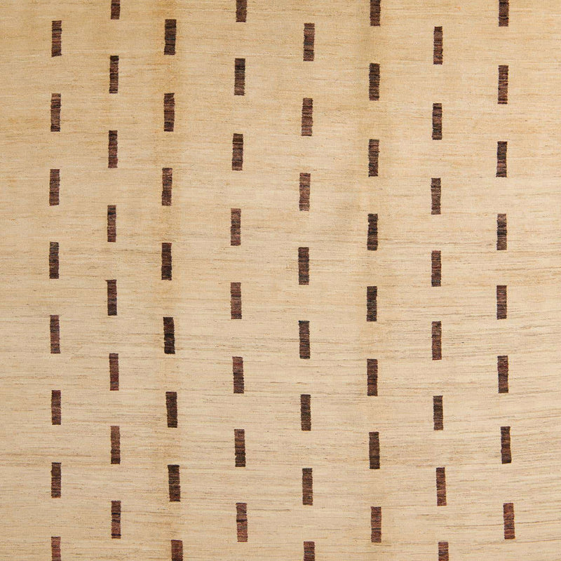 Tapis abstrait moderne Perrone 5261, Carré 8 pi