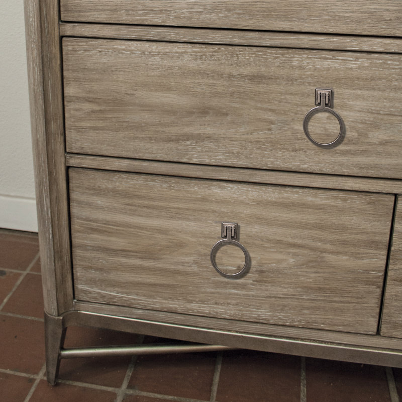 Commode 8 tiroirs Regan, Naturel