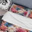 Rose et bleu pétales Floral Expression - Ensemble de housse de couette floral-1294797290