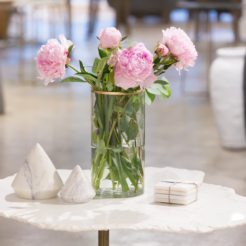 Vase de table Dacion, H 7 po x l 4,75 po x P 4,75 po