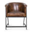 Brisben Leather Arm Chair-1984578320