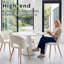 Chaises de restaurant avec dossier doux et confortables, conçues de manière ergonomique, convenant au restaurant, au balcon, à la chambre à coucher, à l'ensemble 2 pièces et au velours en peluche