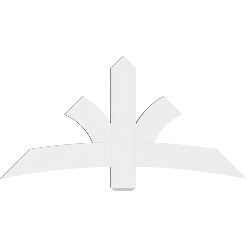 Support pour pignon Davenport, H 30 po x l 60 po (pas: 12/12), P 2 po x F 6 po, PVC