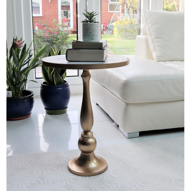 Posey Pedestal End Table