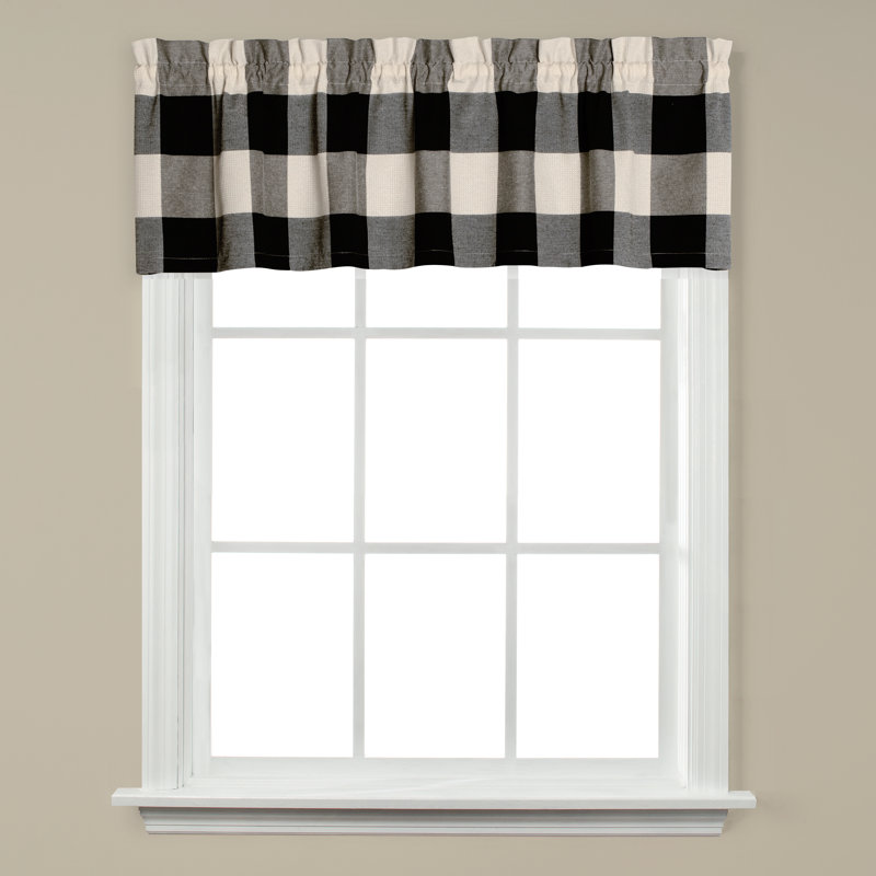 Northridge Plaid Tailored Window Valance
