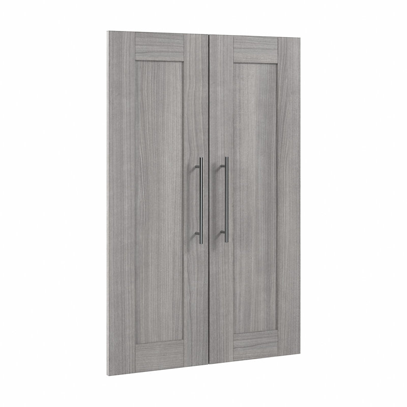 Portes Arlex pour rangement pour garde-robe, Gris platine, H 37,68 po x l 24,8 po x P 0,62 po