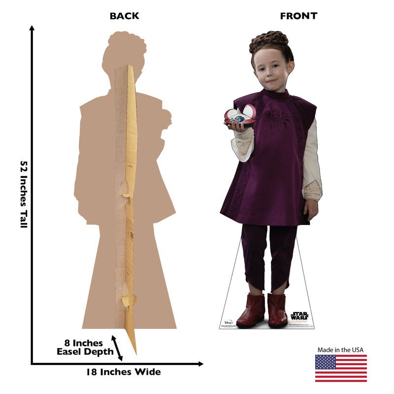 Princess Leia Star Wars Cardboard Cutout 52" x 18"