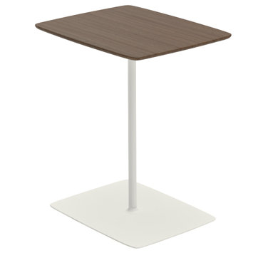 Ensemble de table de salle à manger et chaise 16 po L, Chêne de Java, Argent étincelant