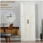 Armoire de rangement de cuisine à deux portes 63 pouces avec 5 tablettes et 2 tablettes réglables HOMcom, blanc-1646423432