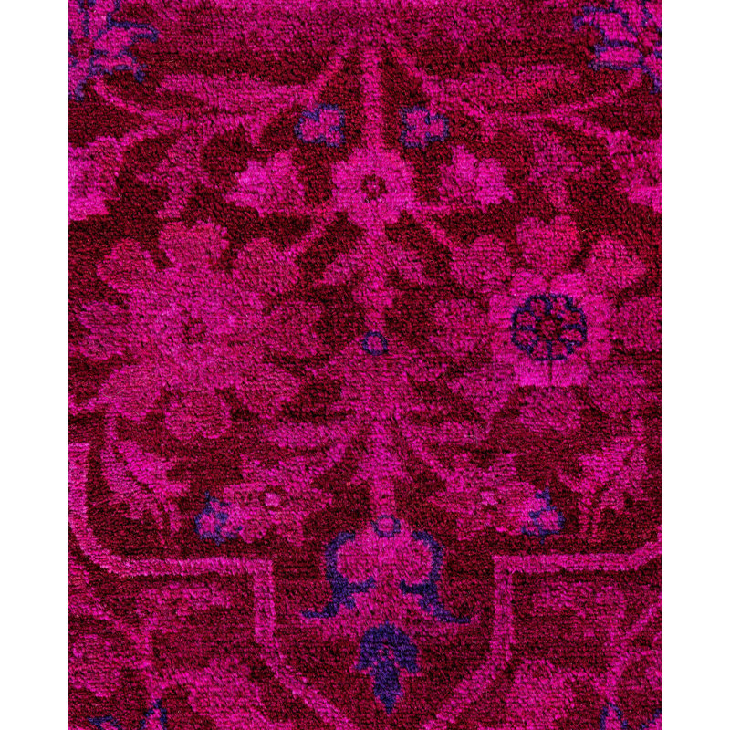 Overdyed One-of-a-Kind 7' 10" X 8' 1" Hand Knotted Area Rug