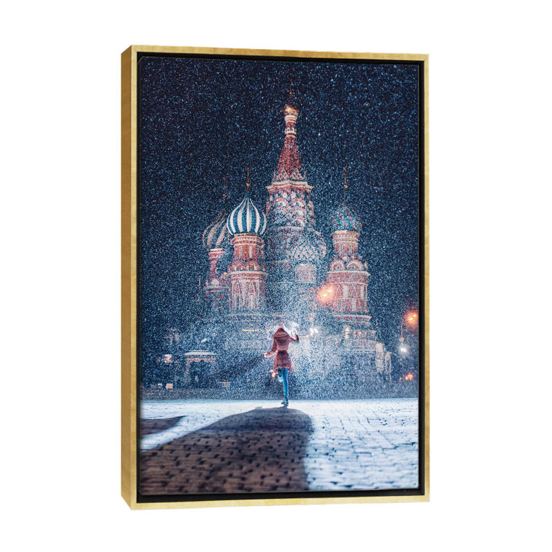 « Such Fairytale » par Hobopeeba-impression, H 26 po x l 18 po x 1,5 po, Toile encadrée d'or, Pas de tapis