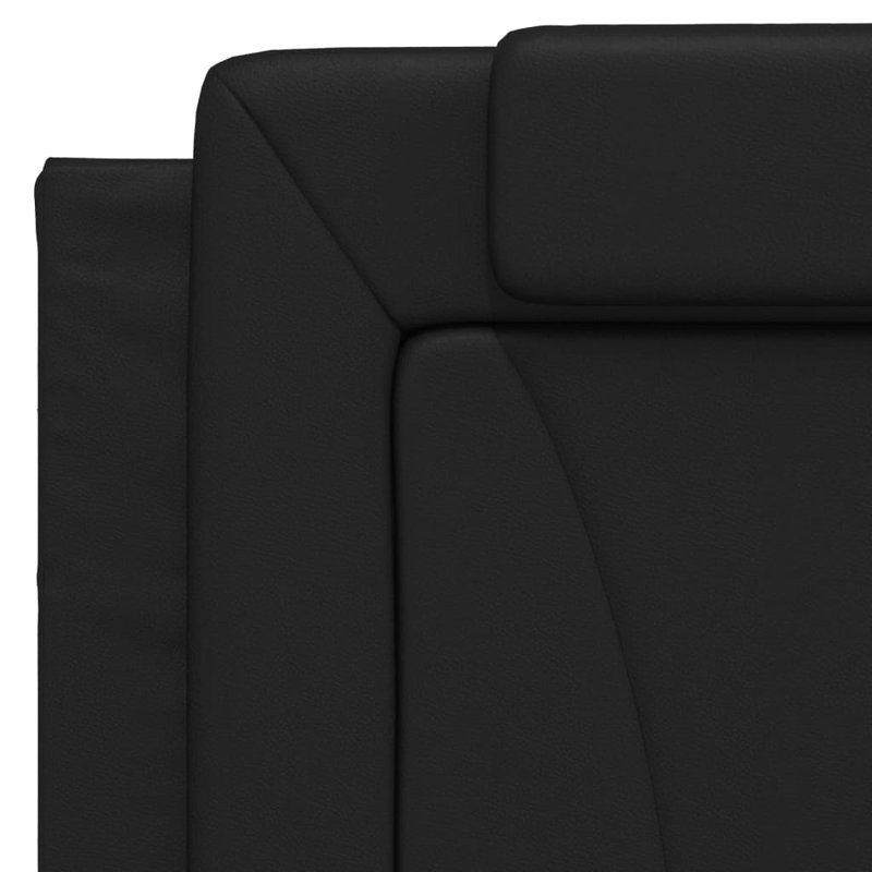 Coussin de tête de lit 39,4 po Ebern Designs, Noir