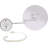 Jerdon 9.5" Lighted Wall Mount Magnified Makeup Mirror, Plug In-98208936