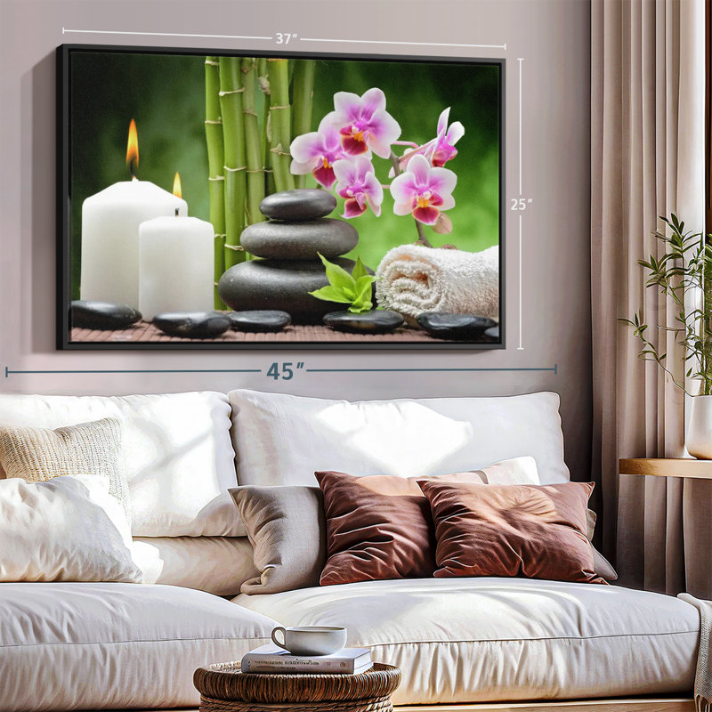Impression sur toile Zen Spa Indulgence, H 21 po x l 31 po