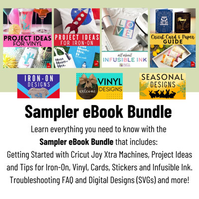 Cricut Deluxe All-in-One Materials and Accessories Bundle for Cricut Joy Xtra