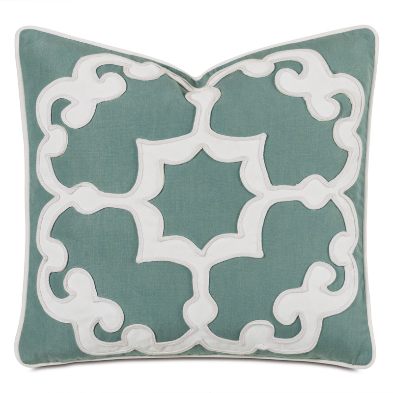 Amu Square Indoor/Outdoor Pillow Cover & Insert, Green