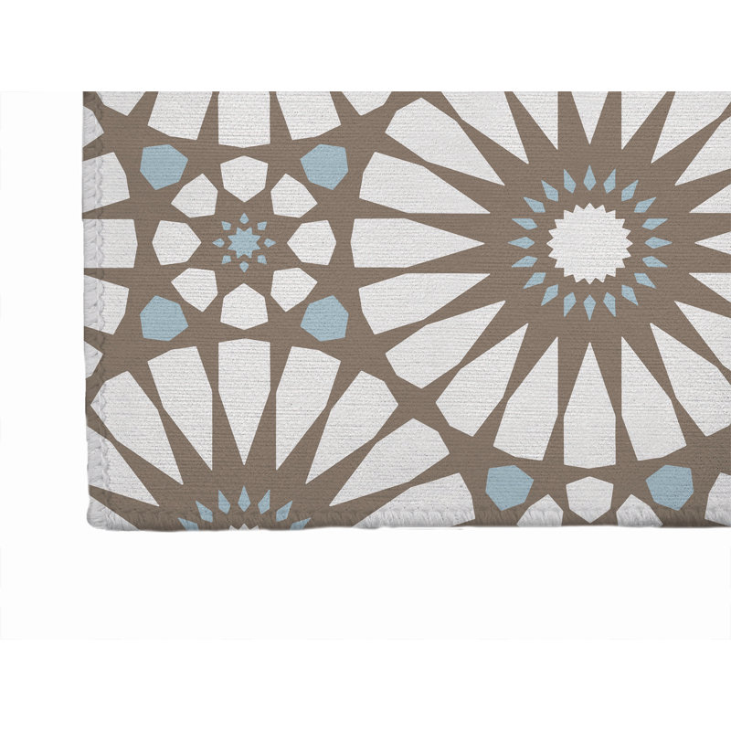 Tapis d'extérieur Sylvia, Tapis de couloir 2 pi 6 po x 8 pi