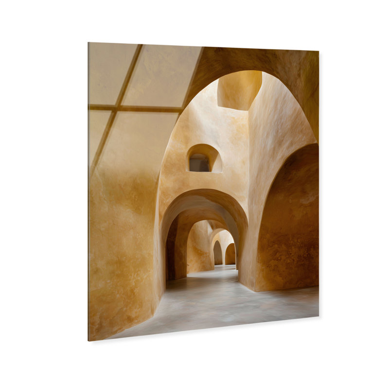Honeyed Vaults II Print, 36"H x 30"W, High-Gloss Acrylic Print