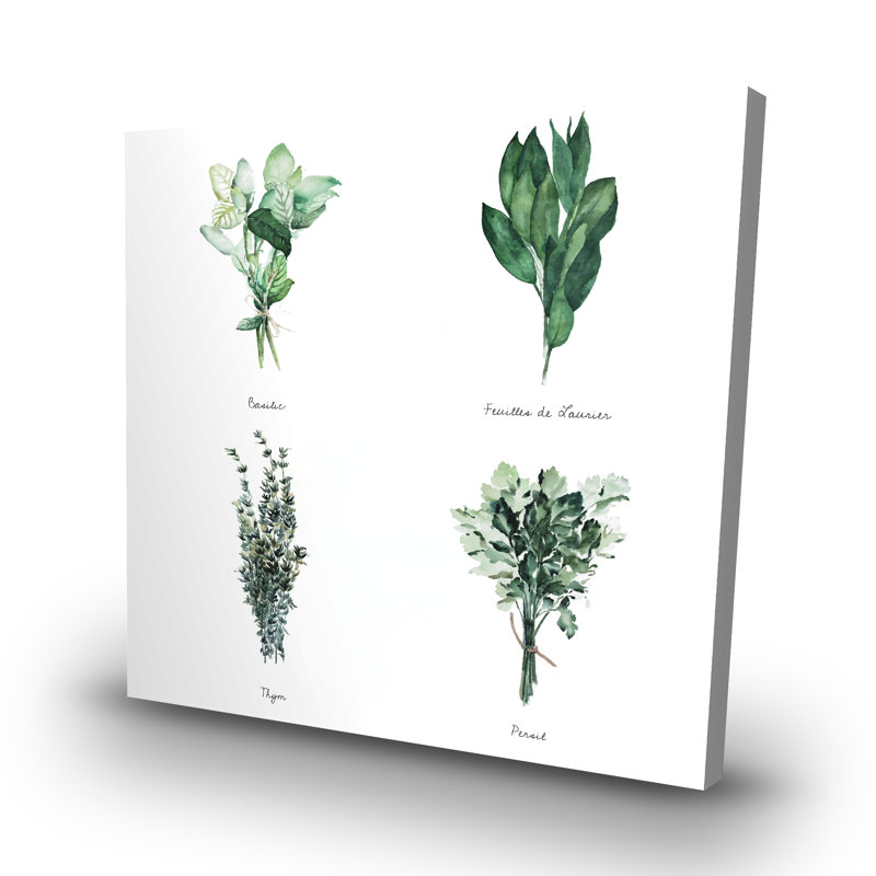 Fines herbes - 32"x32" art on canvas