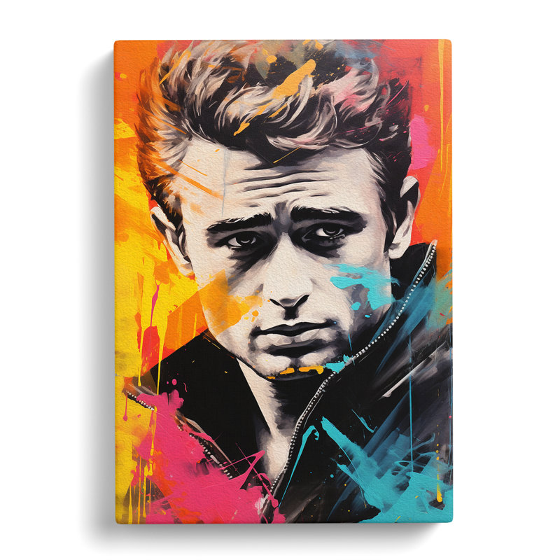 James Dean Abstract - No Frame Print, 50cm H x 35cm W x 3cm D