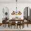 Lustre 5 lumières Foundry Select Annarosa Mission