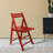 Donnis Wood Stackable Folding Chair Folding Chair Set-1413074957