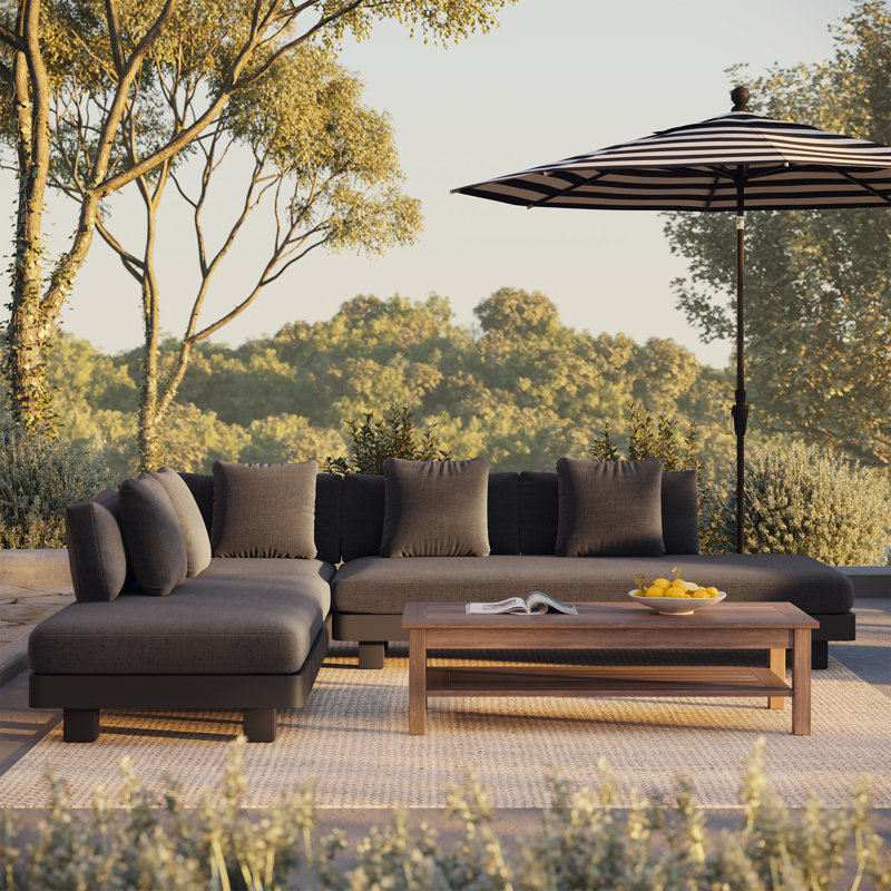 Canapé modulaire d'extérieur 116 po Palma