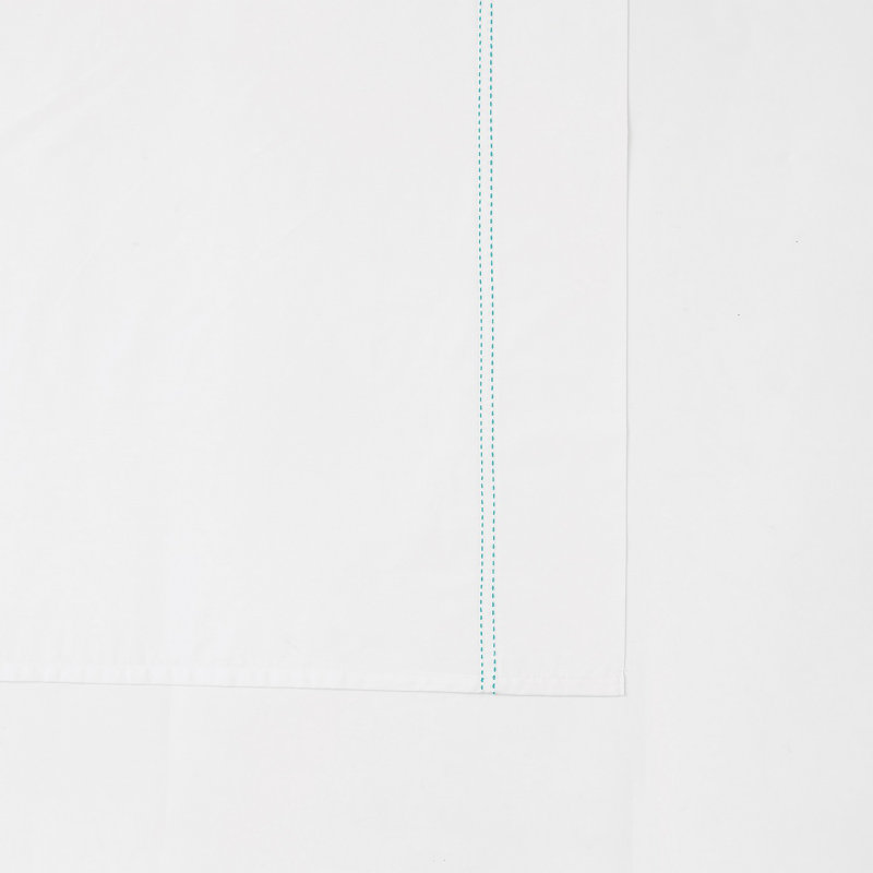 Ensemble de draps en percale 100% coton Scout, Ensemble de draps pour lit simple avec une taie d', Écume de mer, écume de mer