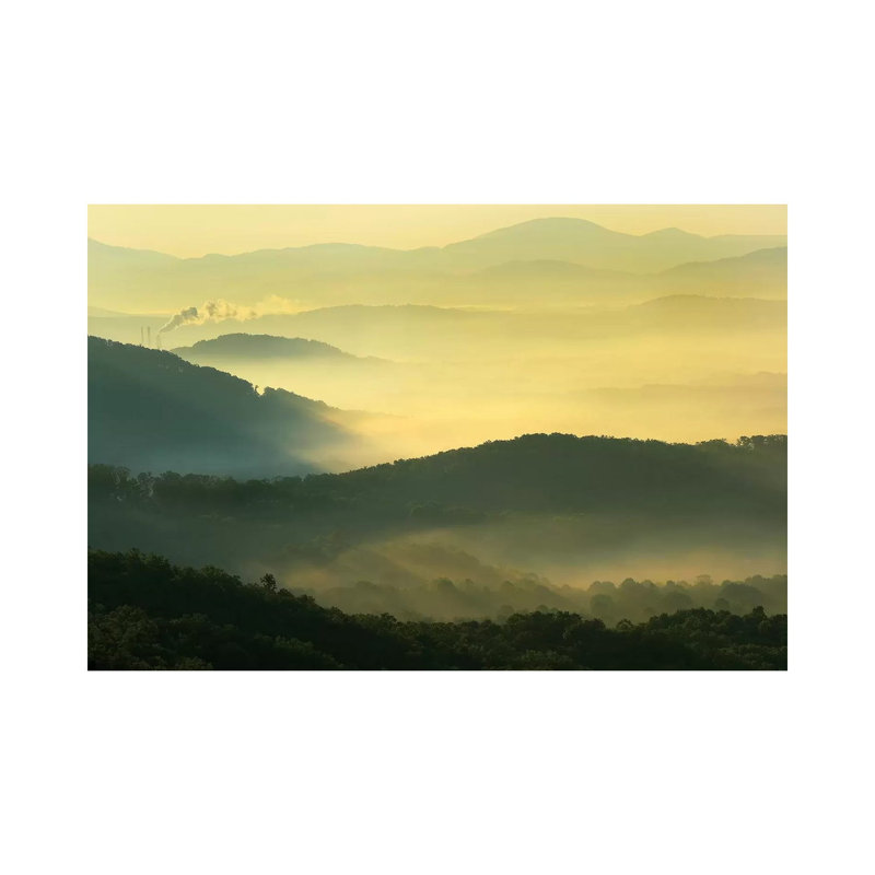Appalachian Mountains From Doughton Park, Blue Ridge Parkway, North Carolina I by Tim Fitzharris - Wrapped Canvas Print