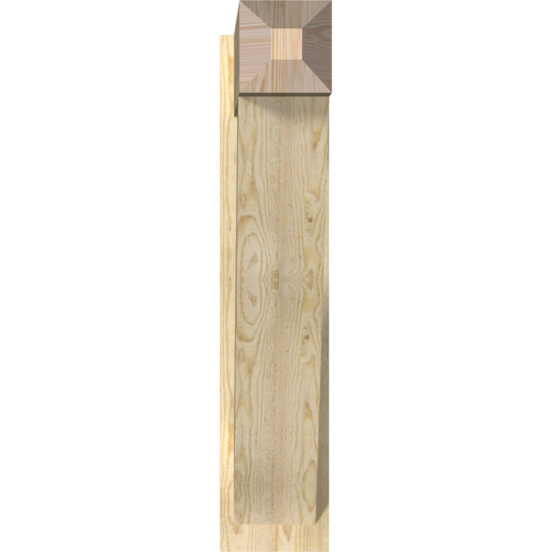 Artisan traditionnel en bois rustique, P 32 po x H 38 po, Sapin Douglas de 8 po (sciage brut)