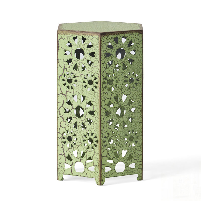 Galore Sunburst Cut Out Side Table, Lightweight and Stylish for Outdoor Use, Perfect for Patio Decor and Entertainment.