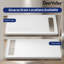 Base de douche blanche 60 po x 32 po avec ensemble de drain et couvercle de drain inclus, bac de douche antidérapant, emplacement du drain droit-91964489