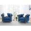 Ensemble de 2 chaises en velours Latonya-10633573