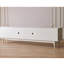Meuble télé minimaliste blanc rétro en chêne rouge-110429289