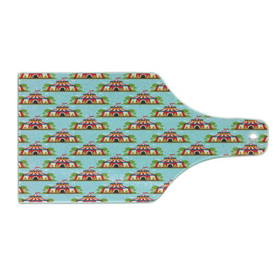 East Urban Home Glass Circus Cutting Board