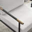 Chaise de salon rembourrée en chenille-1439522768