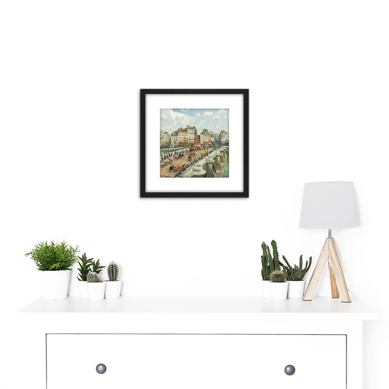 Pissarro The Pont Neuf by Camille Pissarro - Single Picture Frame Painting