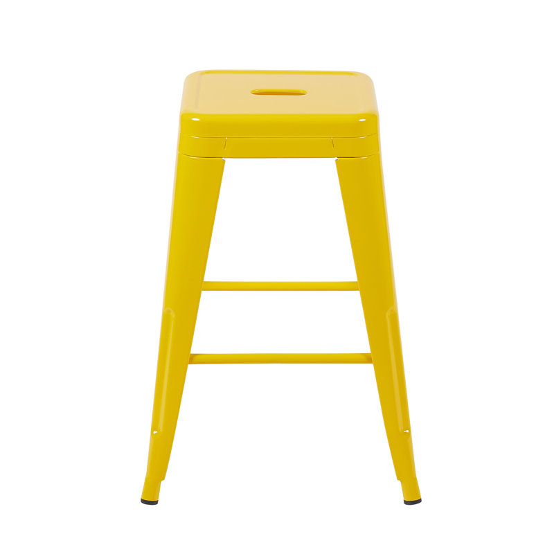 Tabouret à hauteur de comptoir 24 po, Yellow, 2, Counter Stool (24" Seat Height)