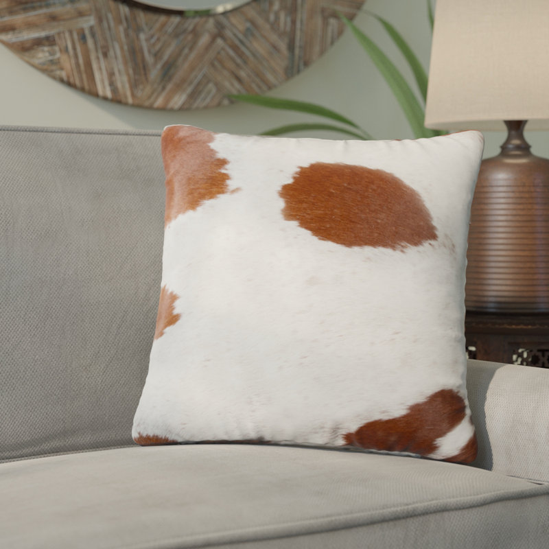  Coussin décoratif, Blanc / brun clair