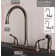 Two Handle High Arc Kitchen Faucet with Side Spray