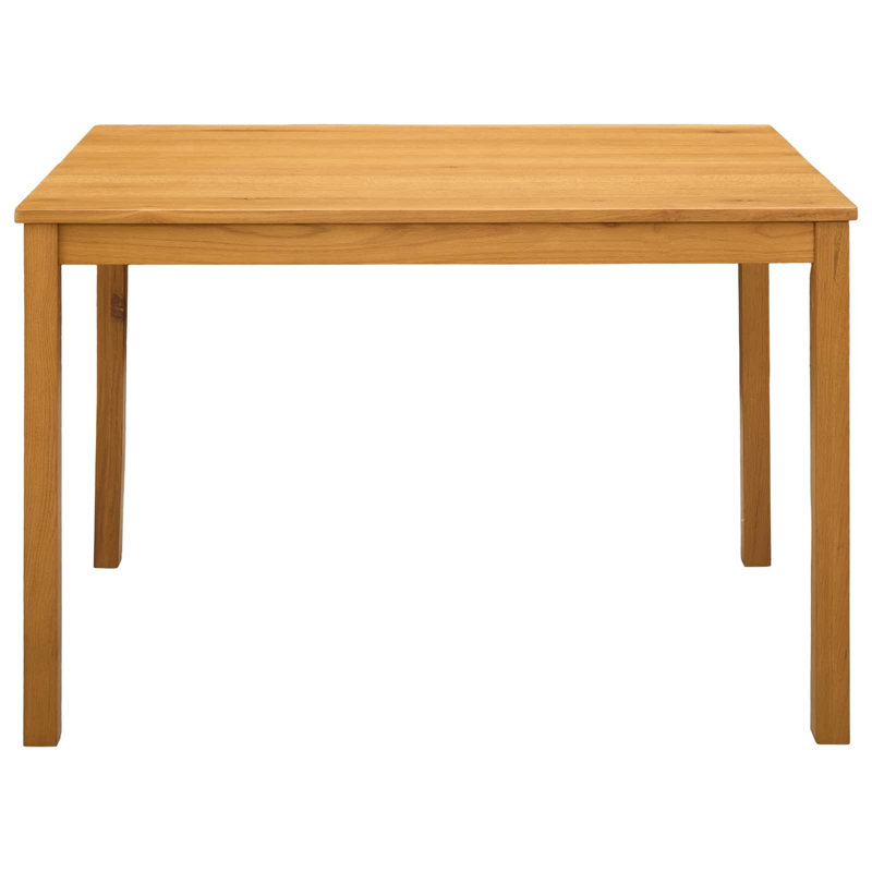 Solid Wood Base Dining Table, 75cm H x 110cm W x 75cm D