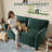 57"modern 2-seater Corduroy Sofa-180007644