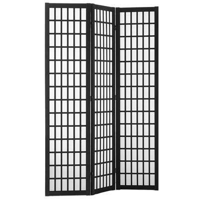 Paravent, paravent japonais à 3 panneaux, paravent pliant en bois d'intérieur, paravents japonais, paravents décoratifs portables, pour la séparation de pièces, bureau à domicile, restaurant et chambre à coucher