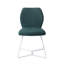 Dekeisha Polyester Upholstered Metal Side Chair in Grey-100188044-128765292